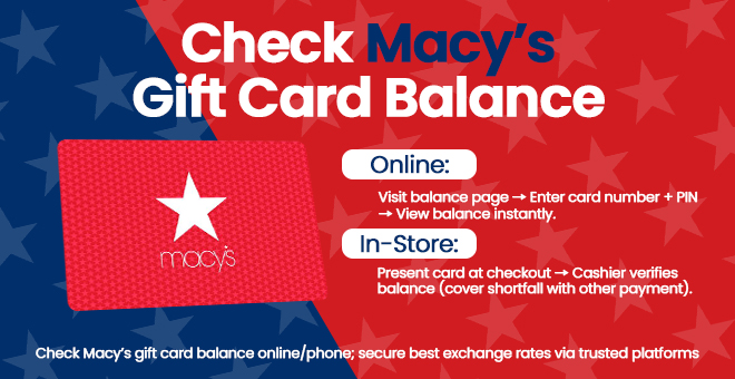 How to Check Your Macy’s Gift Card Balance