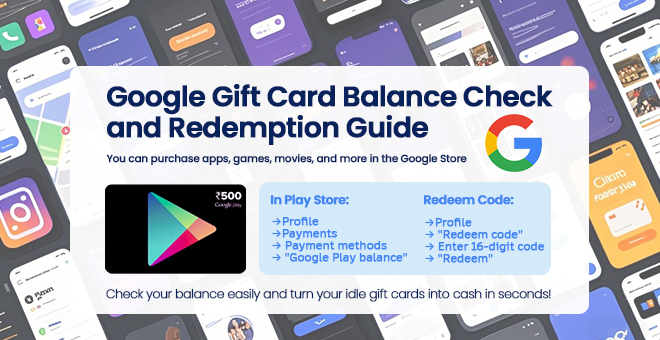 How to Check a Google Gift Card Balance