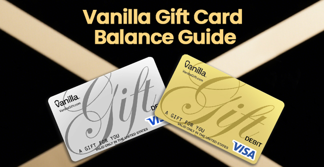 How to Check a Vanilla Gift Card Balance