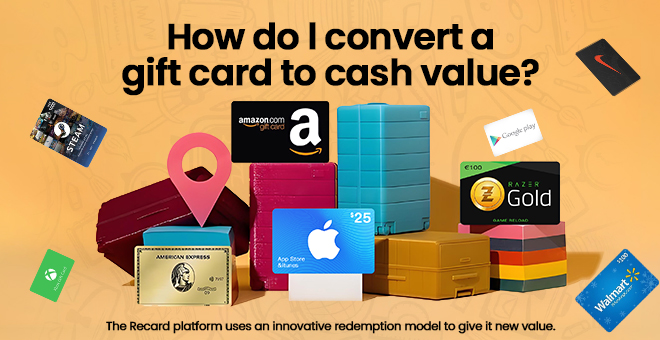 How do l convert a gift card to cash value