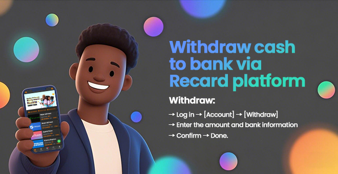 How to smoothly withdraw cash to a local bank account on the Recard platform